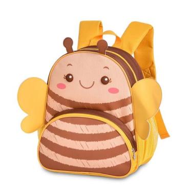 Imagem de Mochila Escolar De Costas Infantil Creche Clio Pets Zoo Insetos E Anim