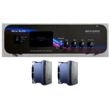 Imagem de Amplificador New Áudio BIA 200 BT 2.1 Estéreo + 2 Cxs C321P - New Audi