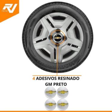 Imagem de Jogo de Calotas Corsa Classic Aro 13 - GRID, GM Prata