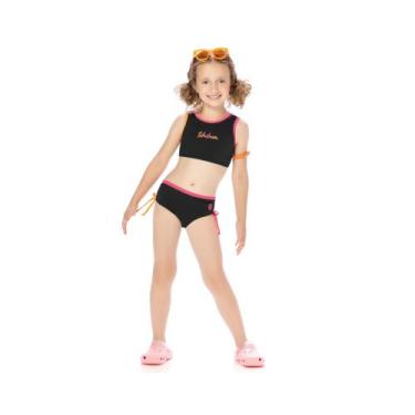 Imagem de Biquini infantil roupa p/ natação piscina praia  alta-qualidade - CHAR