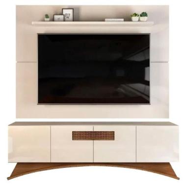 Imagem de Rack Aurora 4 Portas com Painel para Tv até 70 Polegadas Vitório Off W
