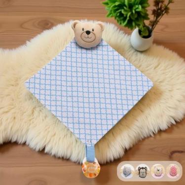 Imagem de Naninha Para Bebê Menina Menino Bordada 100 Algodão 01 Peça - Marias B