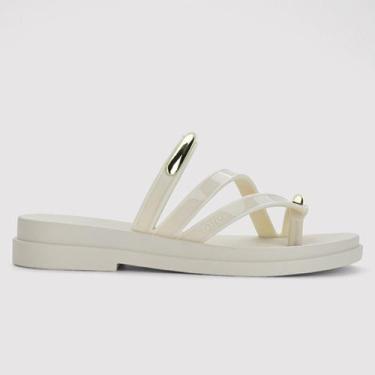 Imagem de Sandália Plataforma Feminino Zaxy Lume, Off white, 37