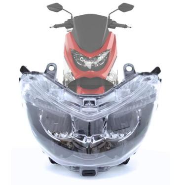 Imagem de Bloco óptico farol completo com lâmpada led smartfox yamaha nmax 160 2