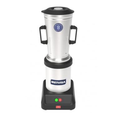 Imagem de Liquidificador Baixa Rotação Metvisa LQI.6 Inox 6L Uso Comercial com Base Plástica Antiderrapante 220V
