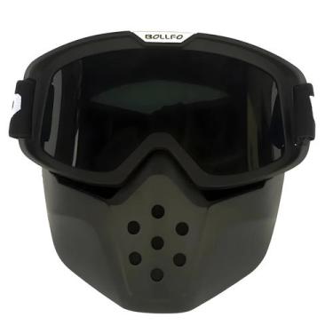 Imagem de Óculos De Proteção Retrô Vintage Para Capacete De Moto, Máscara De Ócu