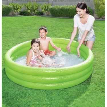 Imagem de Piscina Inflável 3 Anéis 282 Litros Bestway Verde