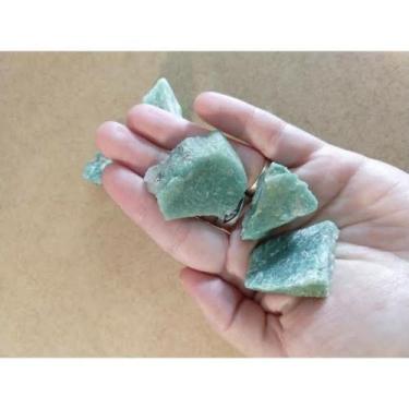 Imagem de Pedra Amazonita Bruta 1cm a 4cm  Saúde e Sorte  Cristal Natural - CASA