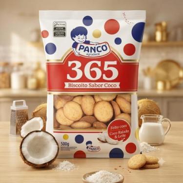 Imagem de Biscoito Panco 365 Sabor Coco 500g Biscoito Doce Crocante com Coco Ral