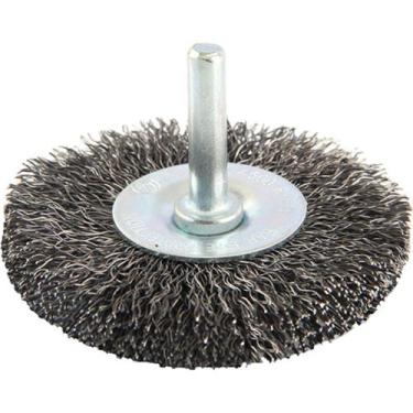 Imagem de Escova De Aco Circular Brasfort Aco Carbono Com Haste - 63Mm Blister -
