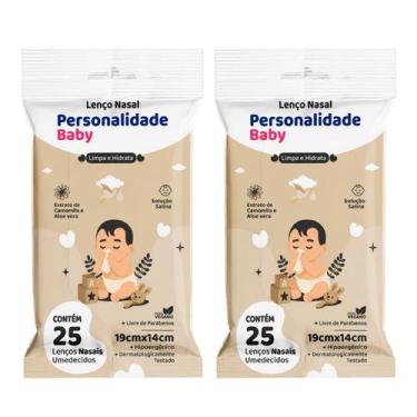 Imagem de Kit C2 Lenço Umedecido Nasal Baby Personalidade 25 Unidades - Eurofral