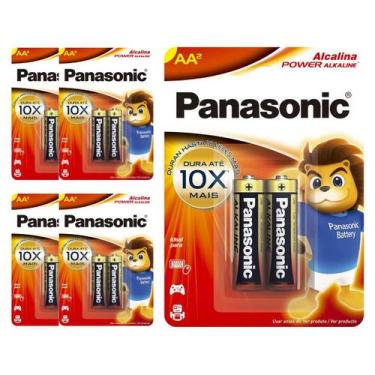 Imagem de 10 Pilhas Alcalinas Aaa Panasonic (5 Cart)
