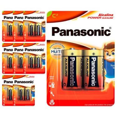 Imagem de 18 Pilhas Alcalinas C Panasonic (9 Cart)