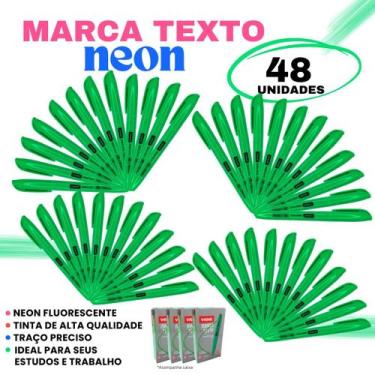 Imagem de 48 Unidades Marca Textos Vighs Neon, 48 unidades verde