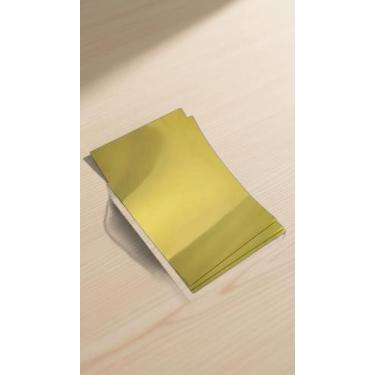 Imagem de Papel Laminado Dourado A4 250g Pacote 20 Folhas - Congratulations Stor