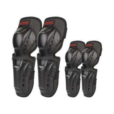 Imagem de Conjunto De Equipamentos De Proteção Para Motocicleta 4 Peças Protetor