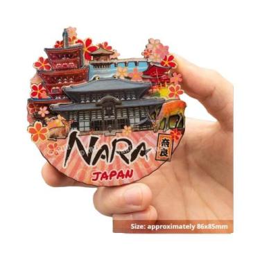 Imagem de Imã De Geladeira De Souvenir De Viagem Japonês, Adesivos De Resina De 