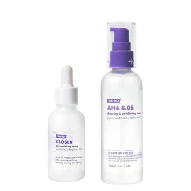 Imagem de Kit de Cuidados com a Pele FRANKLY Closer Serum & Tônico AHA 8.05