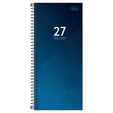 Imagem de Agenda comercial 2027 M8 espiral Ideale 208 folhas Tilibra Cor:Azul, A