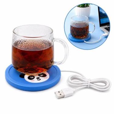 Imagem de Aquecedor Multiuso USB para Copo e Caneca 35 C- 12W Mini Fogão Cooktop