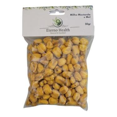 Imagem de Milho Mostarda e Mel 50g, snack crocante com sabor agridoce para lanch