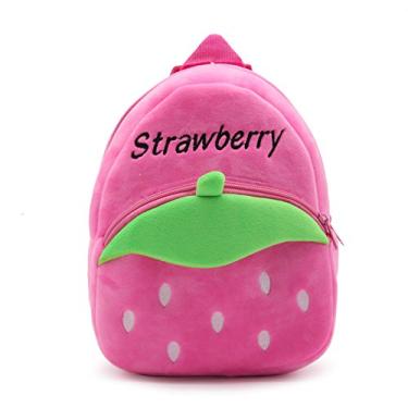 Imagem de Elonglin Mochila de Criança Pequena Fofinha de Pelúcia Animal Cartoon Mini Bolsa Infantil para Menino Menina de 1 a 3 anos B