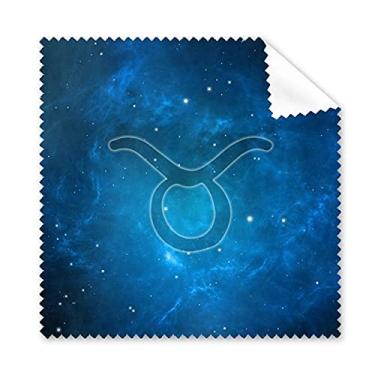 Imagem de Pano de limpeza Starry Night Taurus Zodíaco Constelação Pano de limpeza de tela de telefone, 5 peças