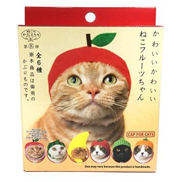 Imagem de Boné para gatos Kitan Club – A caixa cega para animais de estimação inclui 1 de 6 estilos fofos – macio, confortável – design autêntico japonês Kawaii – materiais seguros para animais, qualidade premium (quadril)