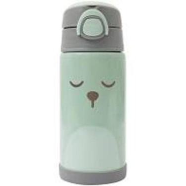 Imagem de Garrafa Térmica Parede Dupla 400Ml  - Gumy Verde Buba