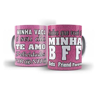 Imagem de Caneca BFF De Amiga para Amiga Minha Vaca