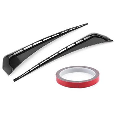 Imagem de Adesivos universais para cobertura de ventilação de carro tira decorativa para saída de ar lateral do carro para-lama adesivo de fluxo de ar do carro adesivo para ventilação