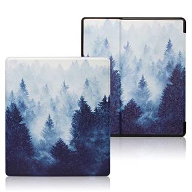 Imagem de Capa pintada de 7" para Kindle Oasis (10ª geração, lançado em 2019 e 9ª geração, lançado em 2017) Capa fina à prova d'água com função despertar/hibernação automática