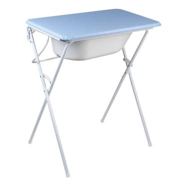 Imagem de Banheira com trocador, suporte dobrável, tanque 25L, até 30Kg - Hercules