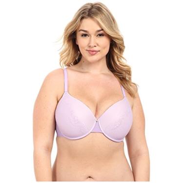 Imagem de Natori Support Sutiã feminino plus size com aro e contorno liso, Viola/Rosa empoeirada, 32DD