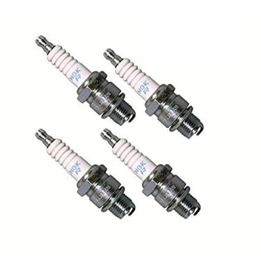 Imagem de NGK Vela de ignição BR8ES para motocicleta, fuzileiro naval, quadriciclo e mais - núcleo de cobre, eletrodo de níquel - conjunto de 4