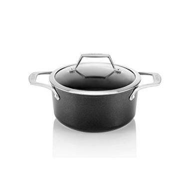 Imagem de TECHEF - Coleção Ônix – Pote de sopa de 2,8 litros com tampa de vidro, revestido com revestimento antiaderente de teflon Platinum (sem PFOA)