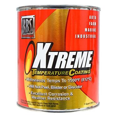 Imagem de KBS Coatings 65406 Rocket Red Xtreme revestimento de temperatura - 1 litro