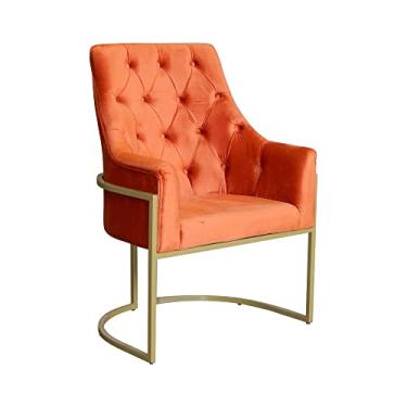 Imagem de Poltrona Para Sala Vick Veludo Cores - DS Estofados