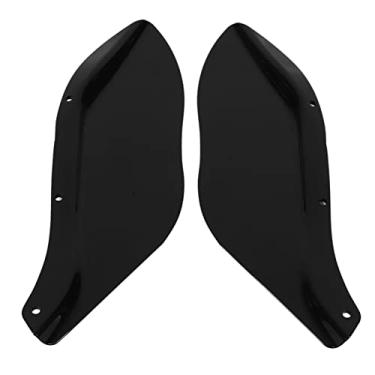 Imagem de Defletor de ar lateral asa lateral pára-brisa esquerda direita defletor de ar carenagem para CVO FLHTCSE FLHTCSE2 FLHXSE FLHTCUSE EFI FLHTCI FLHTC (preto)