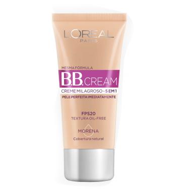 Imagem de Base BB Cream L'Oréal Paris 5 em 1 Dermo Expertise Cor Escura FPS 20 30ml 30ml