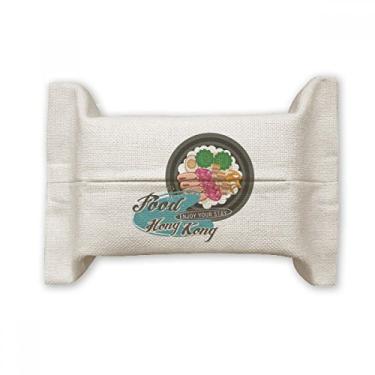 Imagem de Hong Kong Claypot China Suporte de capa de papel para lenços faciais saco de linho de algodão