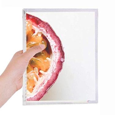 Imagem de Caderno de fotos de frutas tropicais Fresh Passion com folhas soltas e diário recarregável