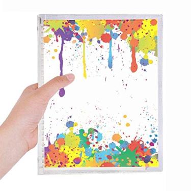 Imagem de Caderno de anotações Graffiti Street abstrato colorido com folhas soltas e diário recarregável