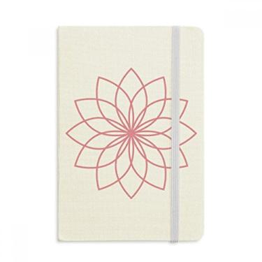 Imagem de Caderno de ilustração da Plant Flower Line com capa dura em tecido oficial diário clássico