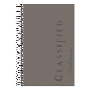 Imagem de TOPS Caderno de negócios classificado, 14 x 21 cm, pauta universitária, 100 folhas por livro, capa de plástico grafite (73507)