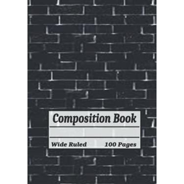 Imagem de Abstract Composition Notebook: Сute Abstract Composition Notebook Wide Ruled Hardcover Paper Notebook Journal | Blank Wide Lined Workbook for Girls, ... Kids, Teens, Students (Composition Notebooks)