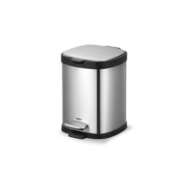 Imagem de Lixeira Com Pedal Brinox Frame 6 Litros Aço Inox