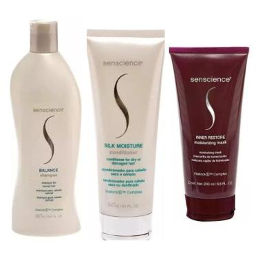 Imagem de Senscience Silk Moisture Shampoo 280ml + Condicionador 240ml + Inner R