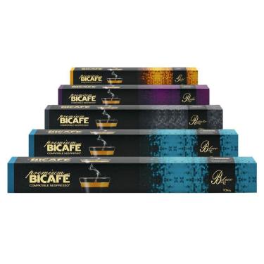 Imagem de Kit 50 Cápsulas Compatíveis Nespresso Café Premium Bicafé