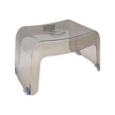 Imagem de #N/a Escadote de acrílico para crianças pequena e leve cadeira transparente